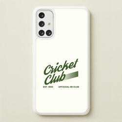 Official Cricket Club Galaxy A71 Case