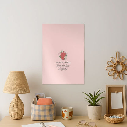 Saved My Heart Art Print