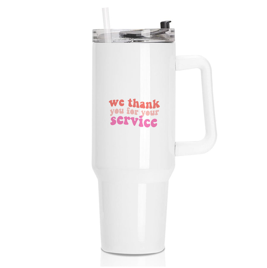We Thank You For Your Service - Heartstopper Tumbler