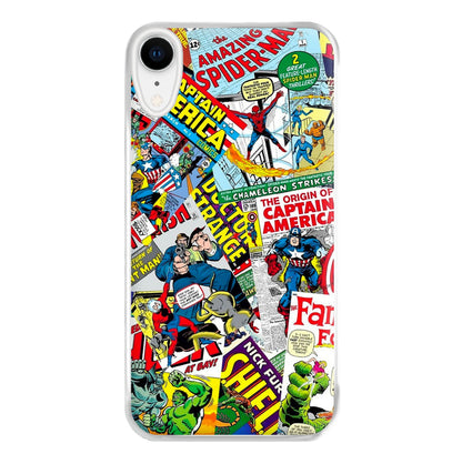 Superhero Comic Comics Pattern Phone Case