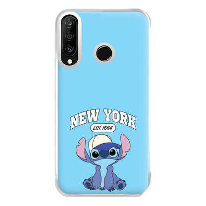 New York Blue Alien Huawei P30 Lite Case