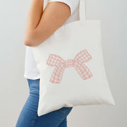 The Gingham Bow Tote Bag 2