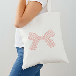 The Gingham Bow Shoulder Bag