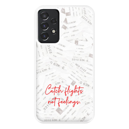 Catch Flights Not Feelings Collage Galaxy A52 / A52s Case