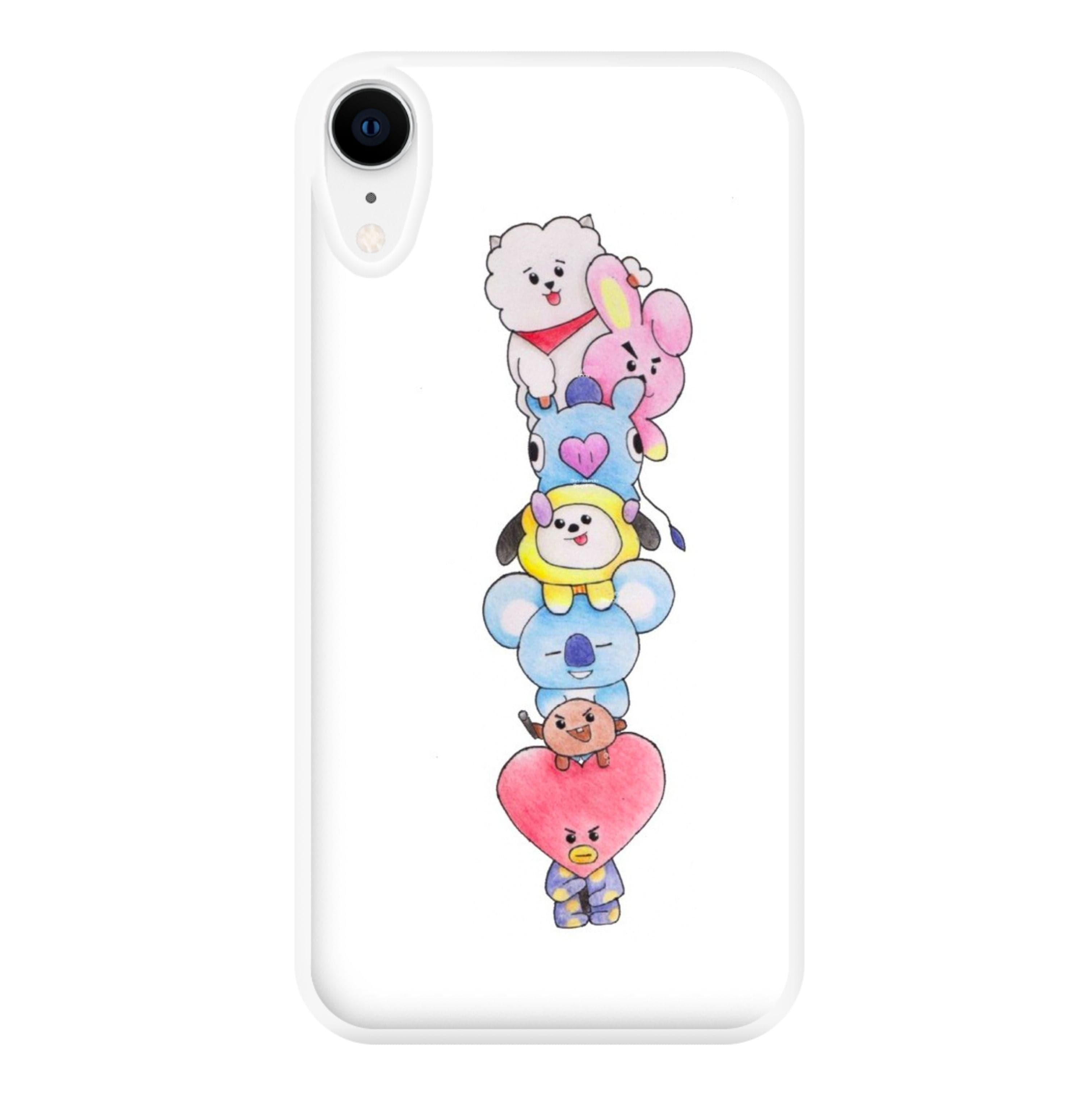 K-Pop Band BT21 Drawing Phone Case