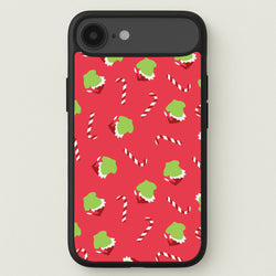 Green Creature And Candy Canes Pattern iPhone 17 Air Case