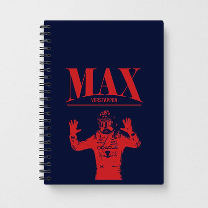 Max Blue And Red Notebook