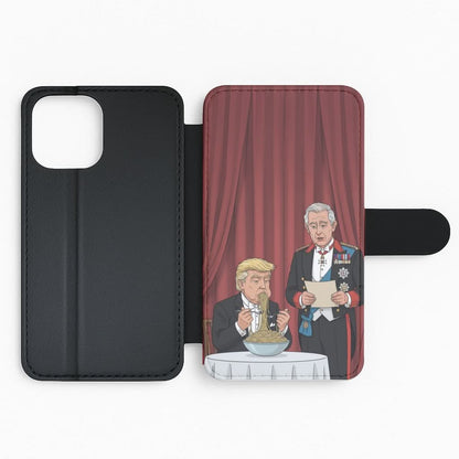 Charles & Donald's Spaghetti Flip Phone Case