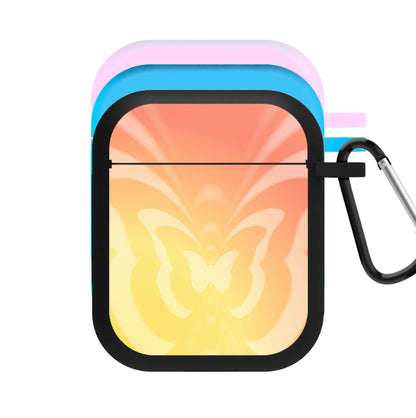 Butterfly Gradient Yellow AirPods Case
