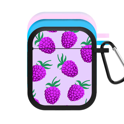 Rasberries - Fruit Patterns AirPods Case