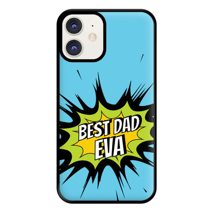 Comic Book Best Dad Eva iPhone 12 / 12 Pro Case