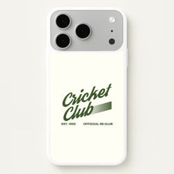 Official Cricket Club iPhone 17 Pro Case