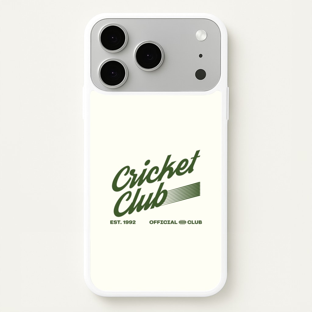 Official Cricket Club iPhone 17 Pro Max Case