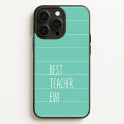 Best Teacher Eva Phone Case for Apple iPhone, Samsung Galaxy, Huawei and Google Pixel