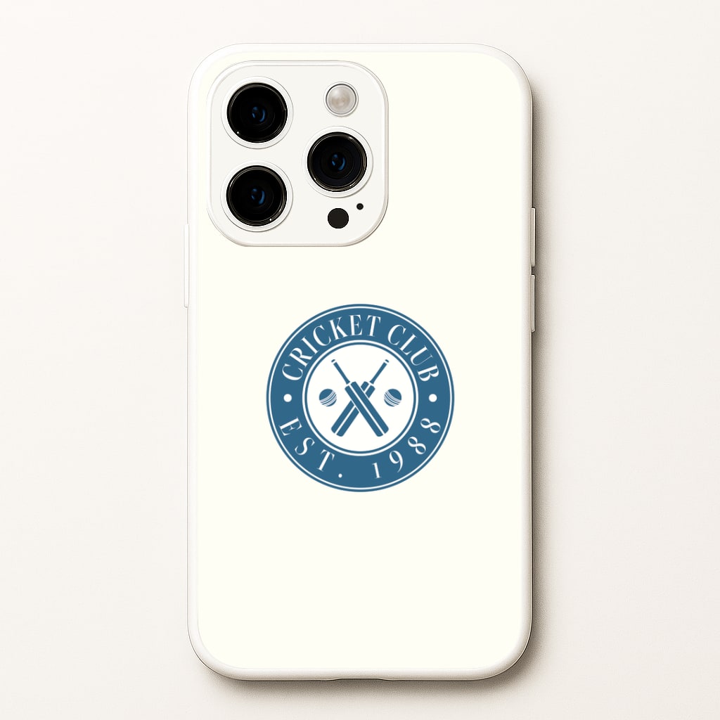 Cricket Badge iPhone 15 Pro Max Case