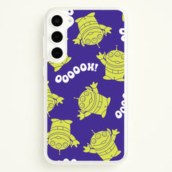 Toy Aliens Silhouette Pattern Galaxy S23 Case