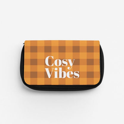 Checkered Cosy Vibes Pencil Case