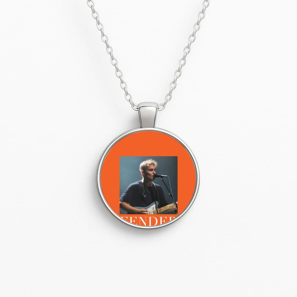 Fender Orange Song List Necklace