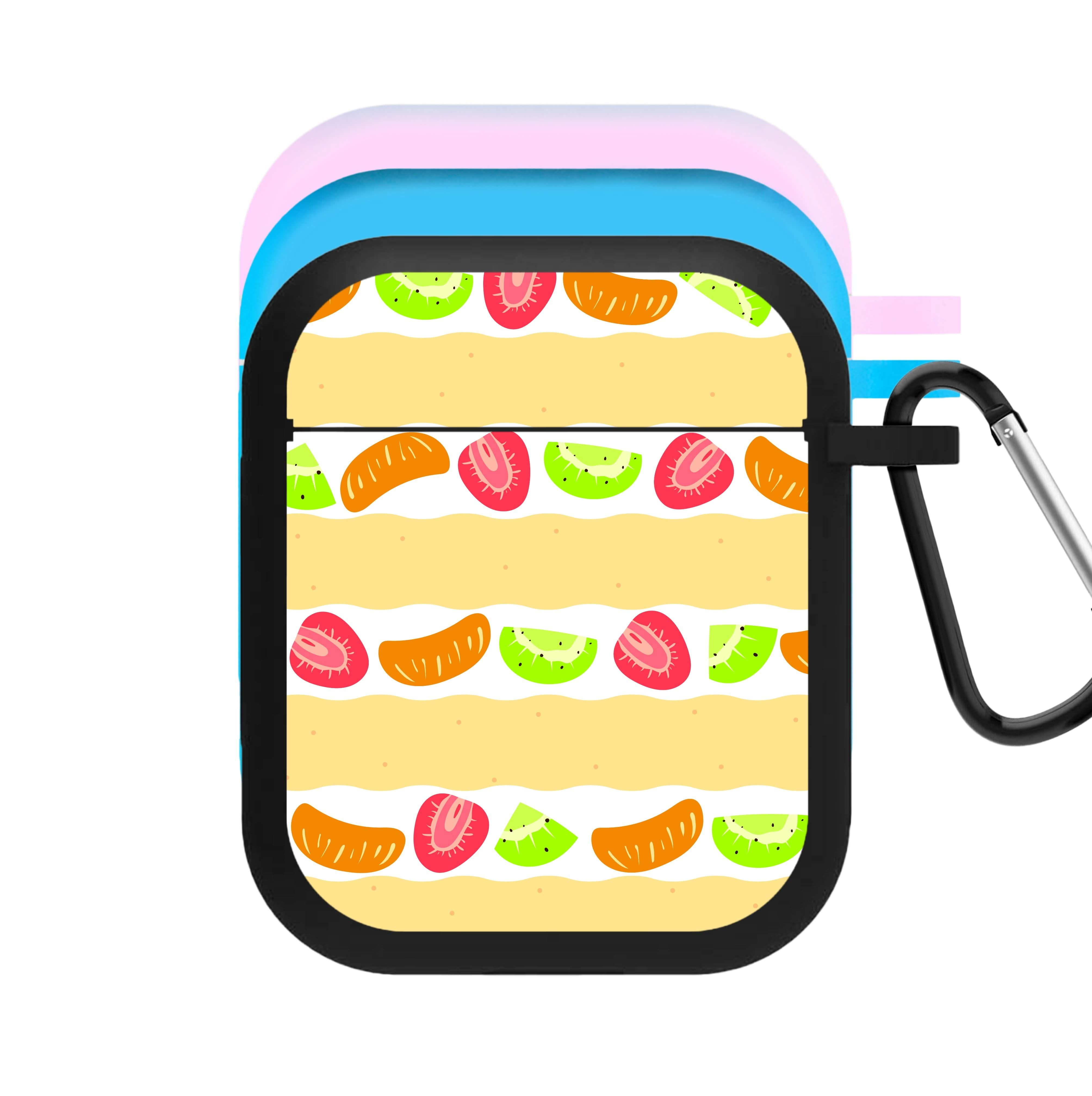 Fruit Sando Pattern AirPods Case