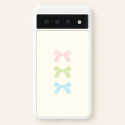 Gingham Tiered Ties Google Pixel 7 Pro Case