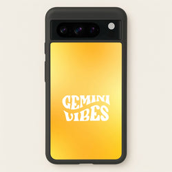 Gemini Vibes Gradient Zodiac Google Pixel 8 Pro Case
