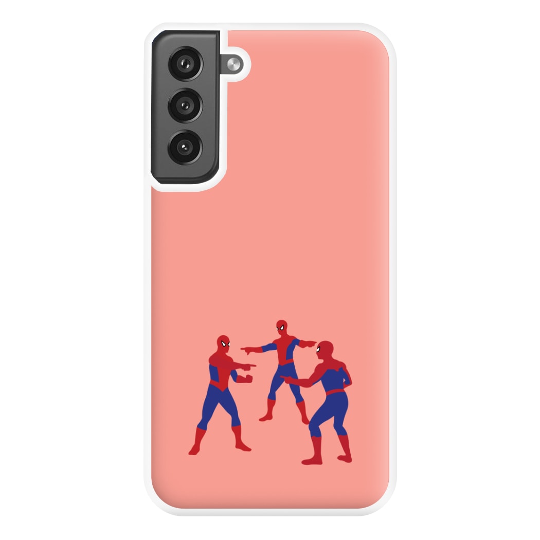 Spider Hero Pointing Meme Galaxy S21FE Case