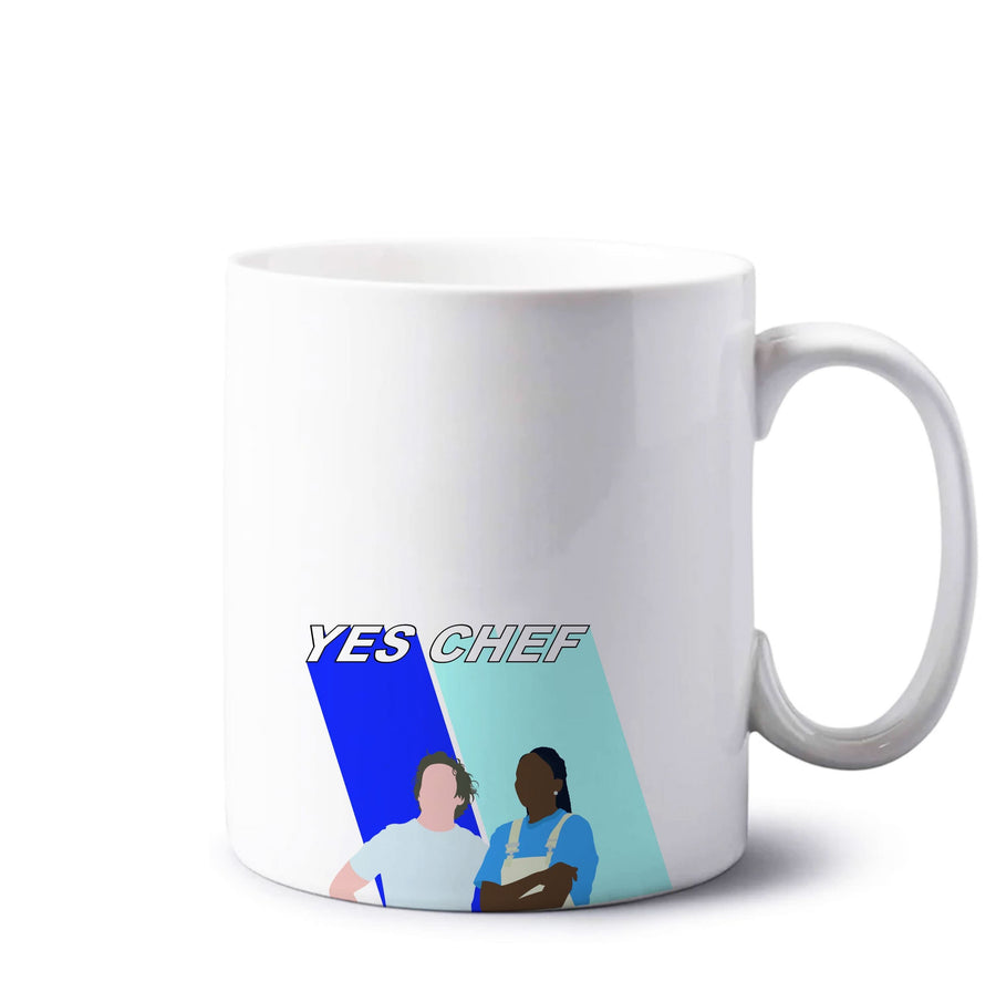 Yes Chef Blue Mug