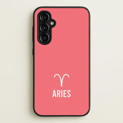 Aries Pastel Zodiac Galaxy A54 Case