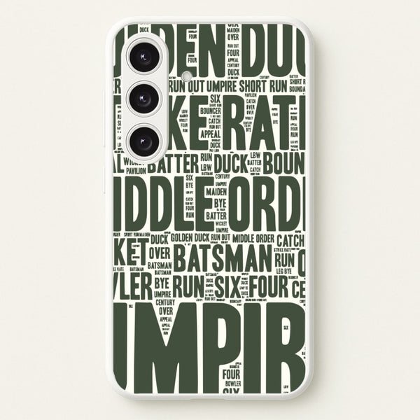 Cricket Wordscape Galaxy S24 Case