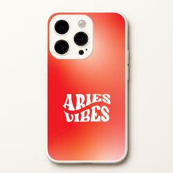 Aries Vibes Gradient Zodiac iPhone 14 Pro Max Case