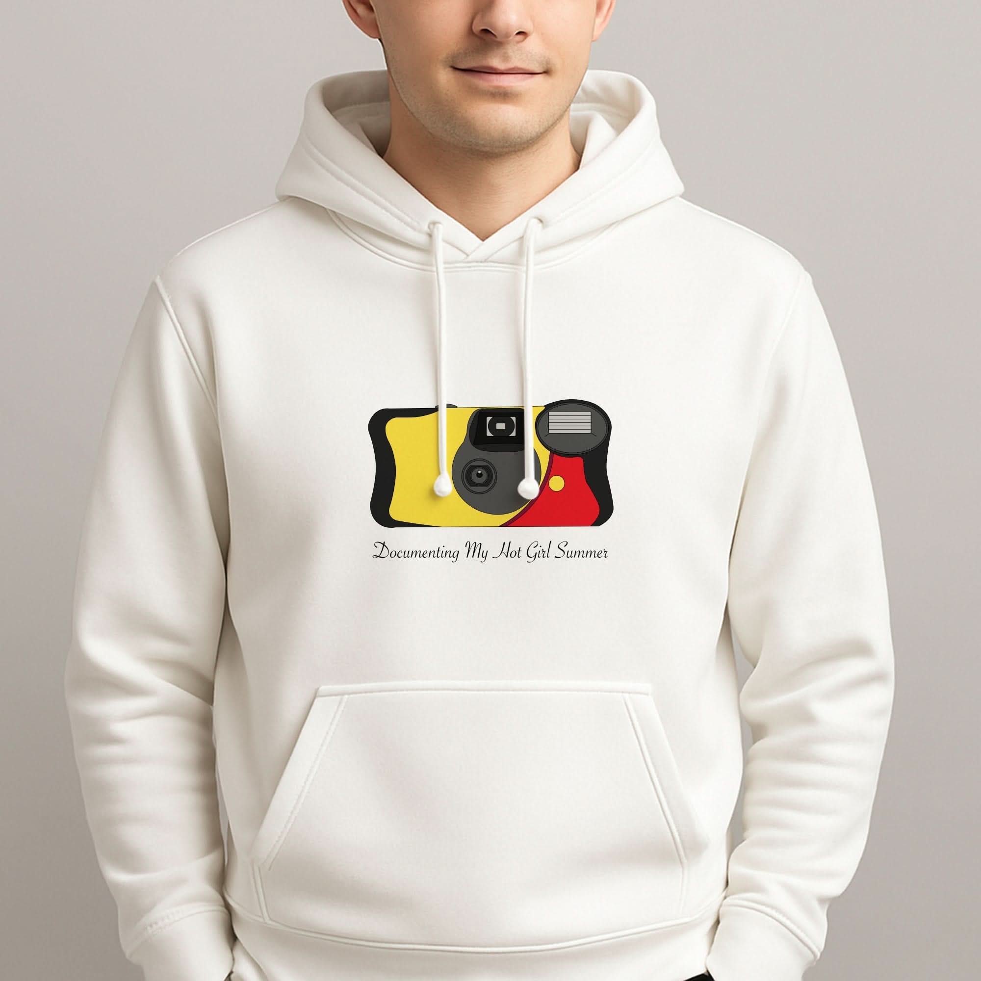 Documenting My Hot Girl Summer Camera Mens Hoodie