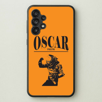 Oscar Orange And Black Galaxy A13 Case