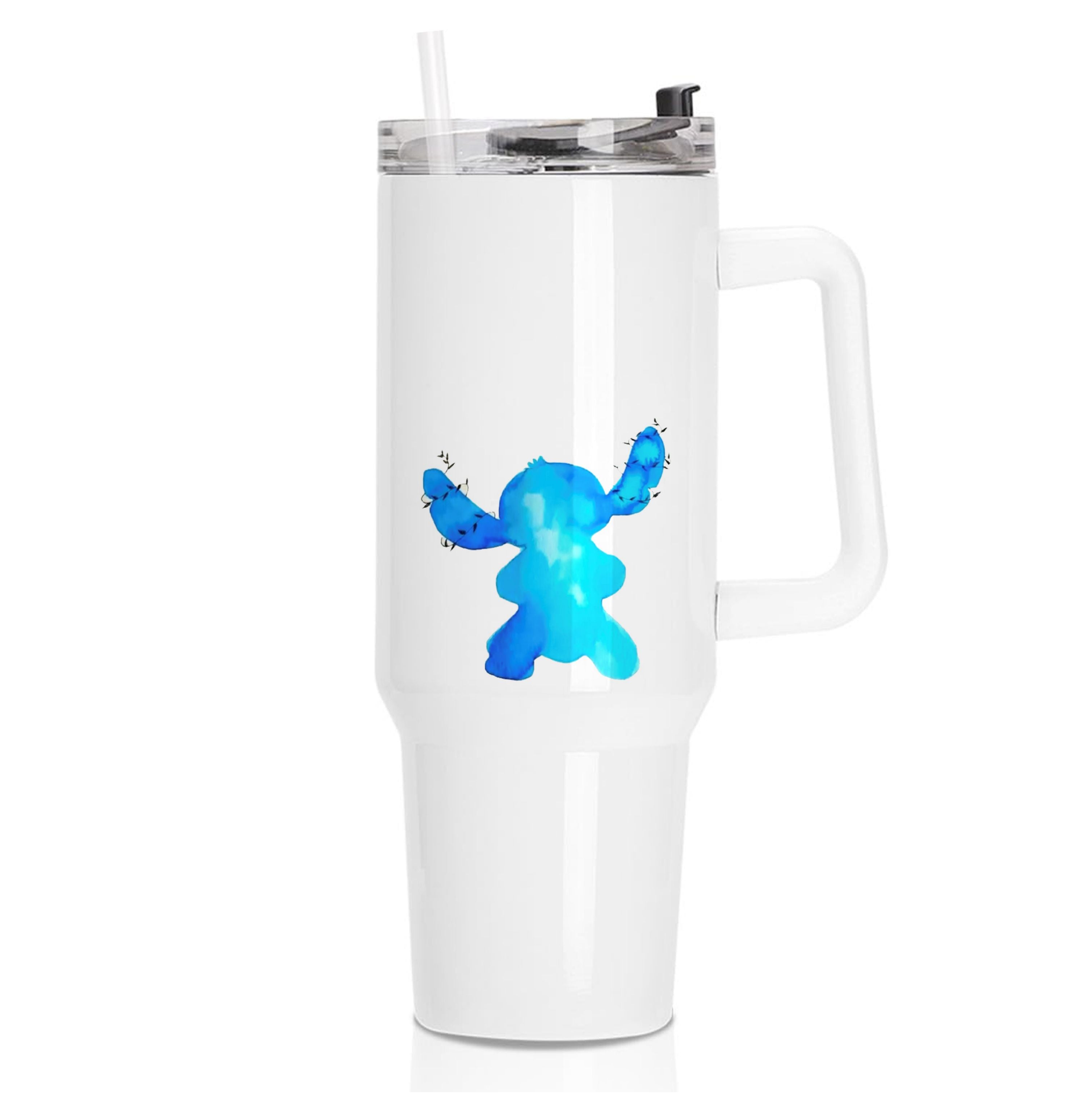 Watercolour Blue Alien Disney Tumbler