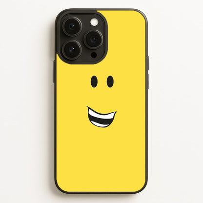Yellow Face Phone Case for iPhone, Samsung Galaxy and Google Pixel