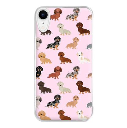 Dachshund Breed Pattern Phone Case