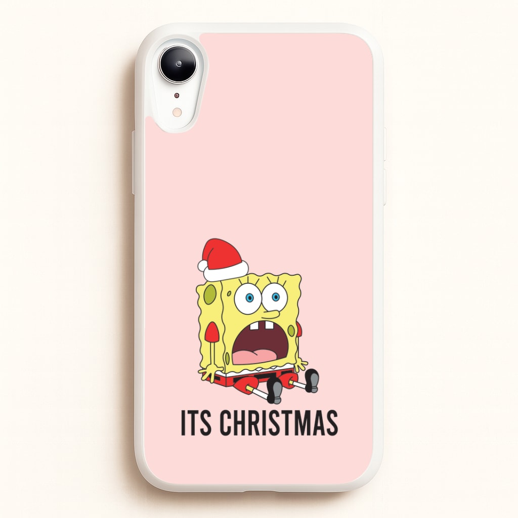 It's Christmas Cartoon Sponge iPhone XR Case