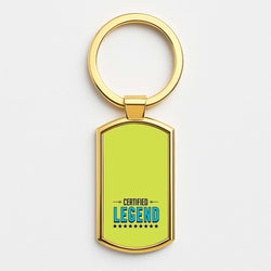 Certified Legend Gold Keyring