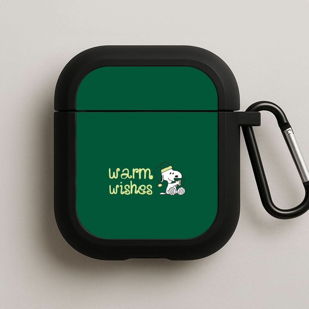 Cartoon Beagle Warm Wishes AirPods Case