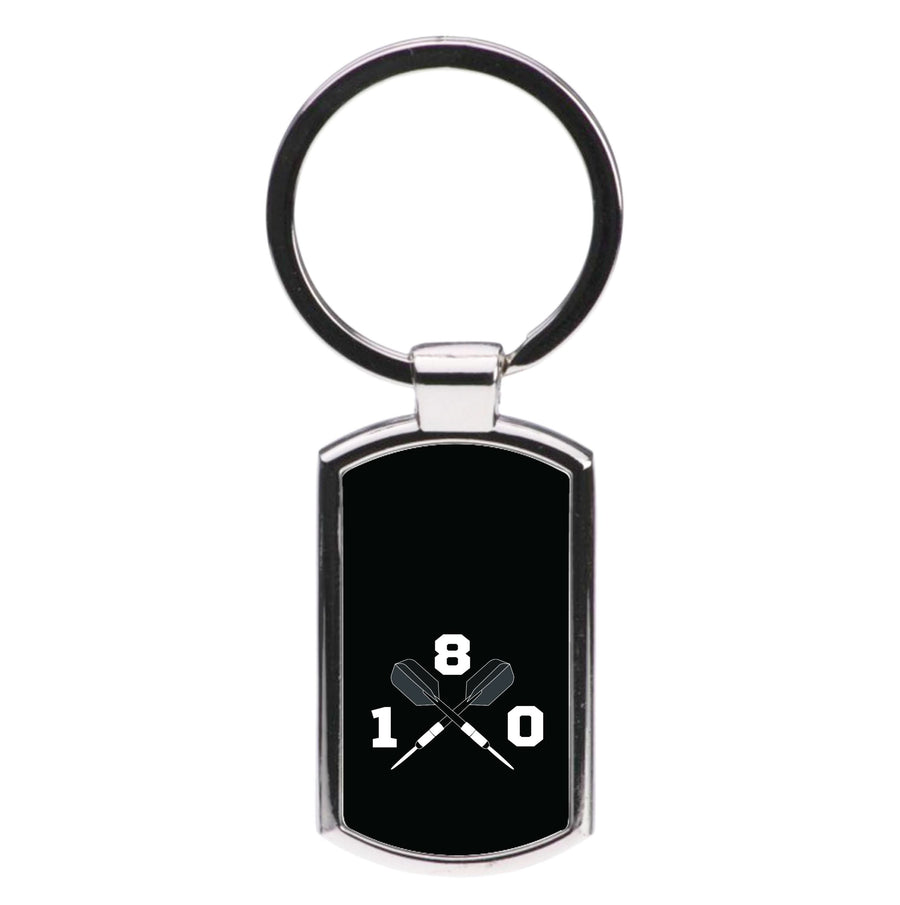 180 Black Luxury Keyring