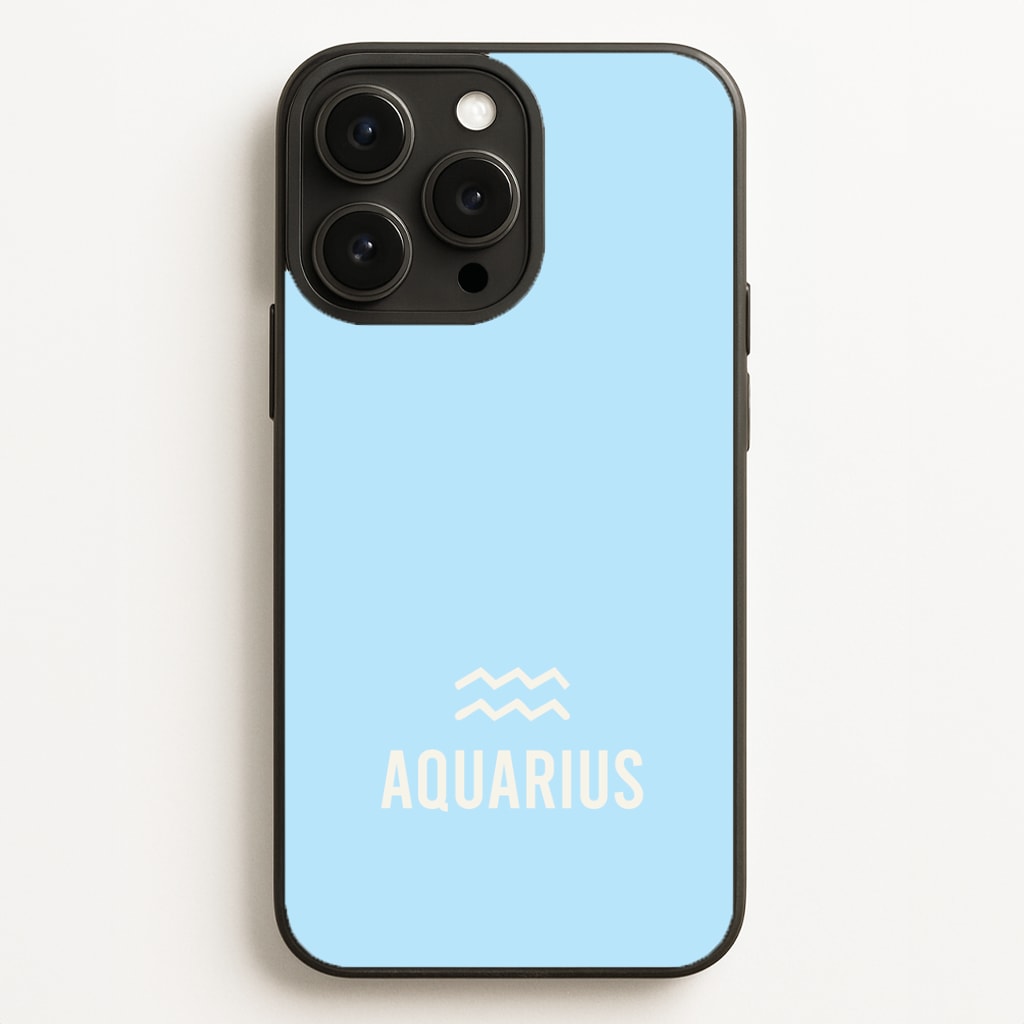 Aquarius Pastel Zodiac iPhone 16 Pro Case