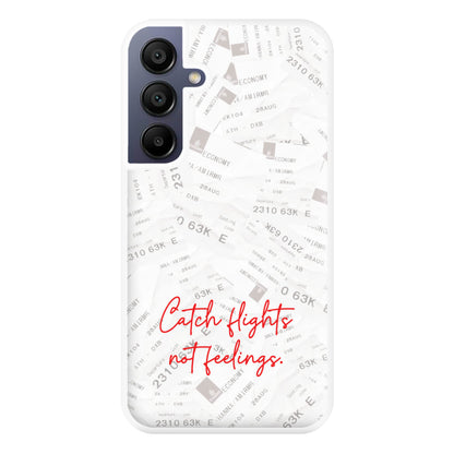 Catch Flights Not Feelings Collage Galaxy A16 Case
