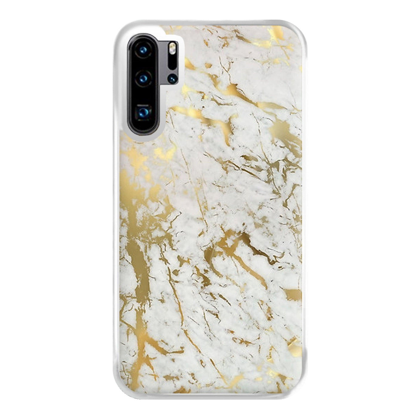 Gold Marble Splatter Phone Case