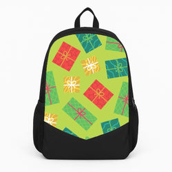 Colourful Abstract Christmas Presents Pattern Backpack