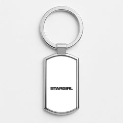 Stargirl  Silver Metal Keyring