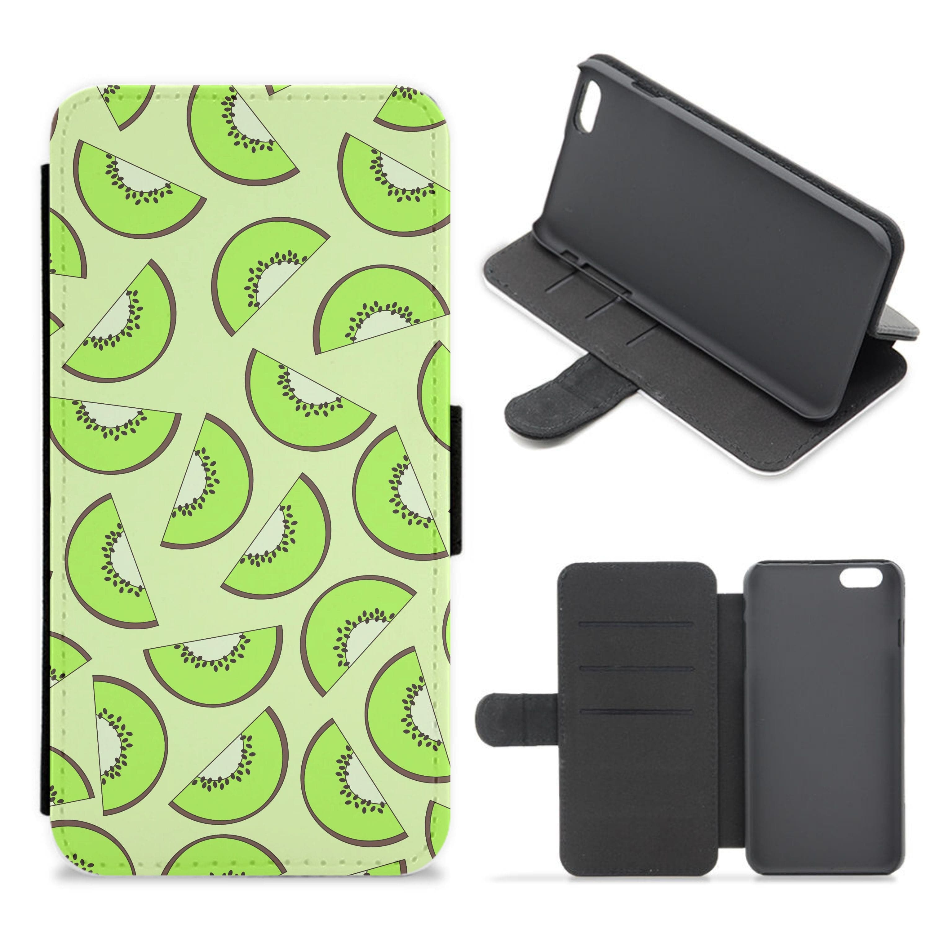 Kiwi Patterns - Summer Flip / Wallet Phone Case