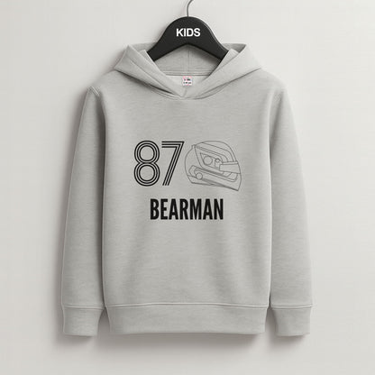 Bearman Helmet 2026  Grey Kids Hoodie
