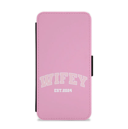 Wifey 2024 - Bridal Flip / Wallet Phone Case