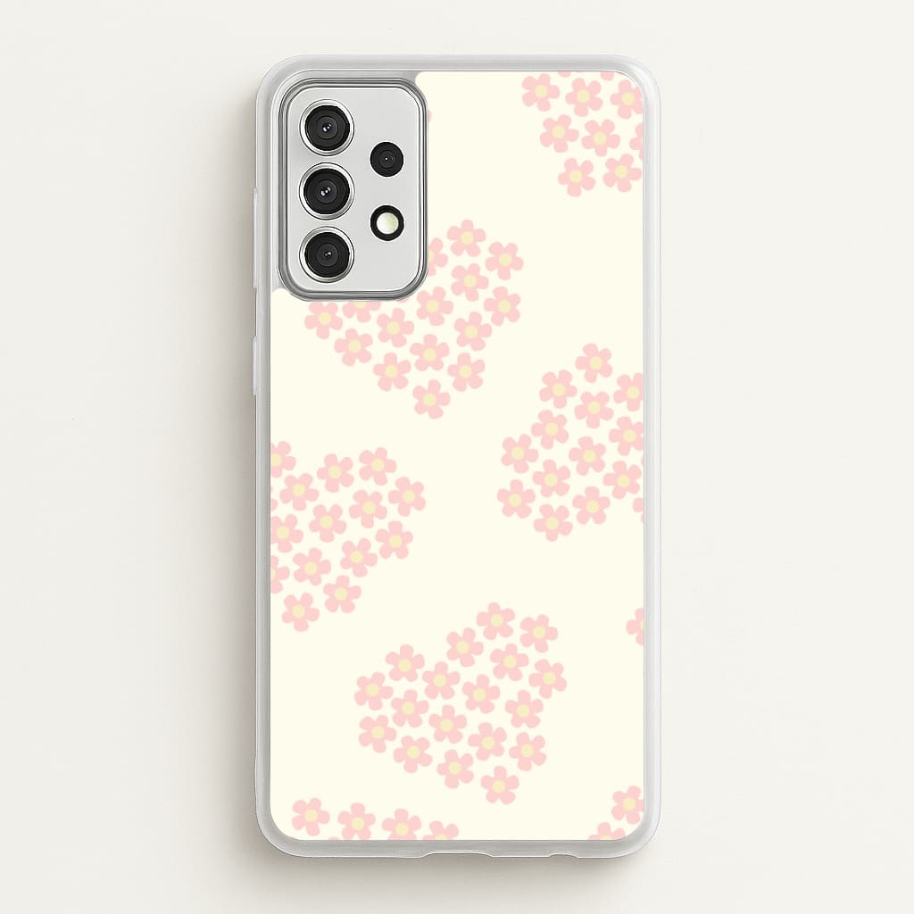 Flower Hearts Pattern Galaxy A52 / A52s Case