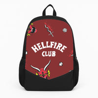 Hellfire Club Icons Collage Red Backpack