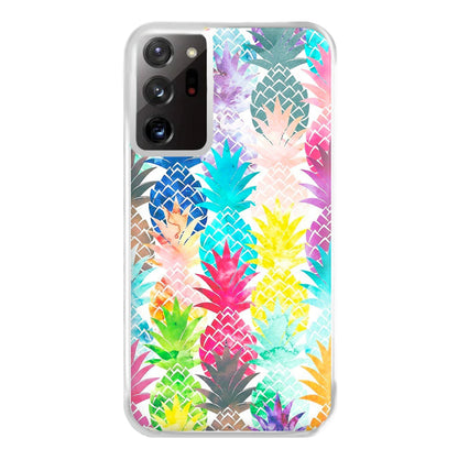 Watercolour Pineapple Pattern Phone Case